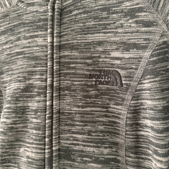 THE NORTH FACE Heather Polartec Fleece Full Zip Long Sleeve Jacket Size XS Fall - Picture 6 of 11